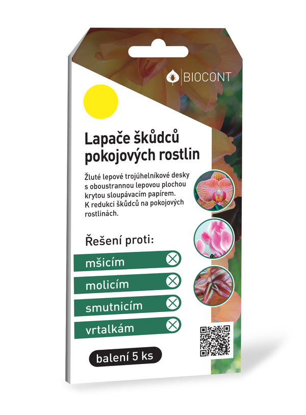 Biocont lapače škůdců pokojových rostlin 5 ks