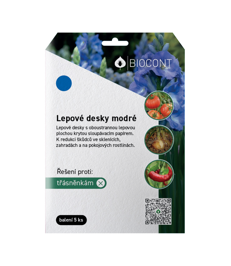 Biocont lepové desky modré 5 ks