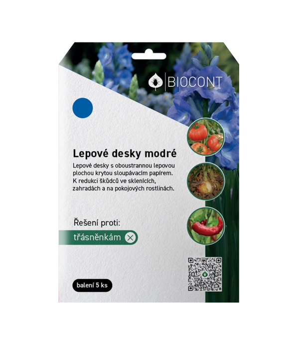 Biocont lepové desky modré 5 ks